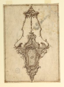 Kresba, návrh kadidelnice, 1725-1750 od Unknown artistUnknown artist