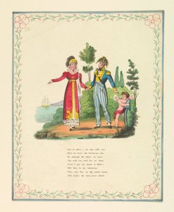 Blahopřání, "Zůstaň na břehu, - ach, zůstaň se mnou...", ca. 1821 od Unknown artistUnknown artist