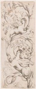 Tisk, Ornamenty nebo grotesky (Grotesque Ornament), asi 1653 od Unknown artistUnknown artist
