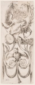 Tisk, Ornamenty nebo grotesky (Grotesque Ornament), asi 1653 od Unknown artistUnknown artist
