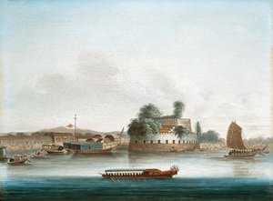 Pevnost na řece Canton od Unknown artist