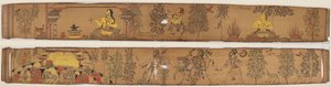 Princ provádí askezi (recto); Shiva a jeho následovníci se vracejí na horu Kailash (verze), z románu Chandrabhanu a Lavanyavati z Upendra Bhanja (1670-1740) od Unknown artist