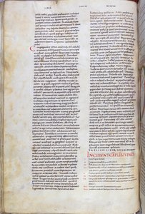 Stránka z Bible z 11. století od Unknown artist