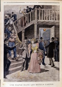 Shrnutí v hotelech - v „“Le Petit Journal”” ze 4.8.1895 od Unknown artist