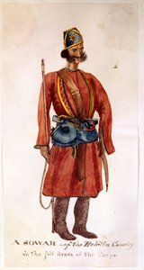 Sowar z Rohillské kavalérie od Unknown artist