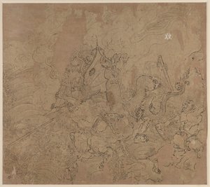 Album taoistických a buddhistických témat: Search the Mountain: Leaf 49 od Unknown artist
