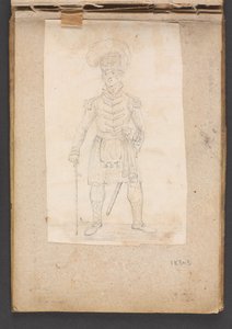 Důstojník horského pluku od Unknown artist