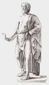 Asklépius. Portrét. od Unknown artist