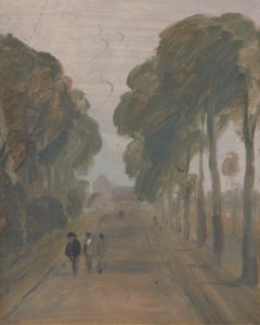 Avenue s figurami od Unknown artist
