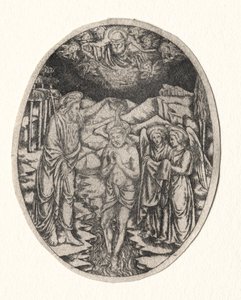 Křest Kristův od Unknown artist