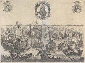 Bitva u Scheveningenu, 31. července 1653 od Unknown artist