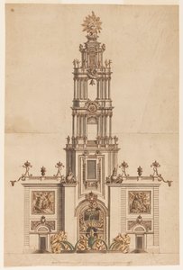 Zvonice, pravděpodobně pro Ferdinanda IV. Neapolského od Unknown artist