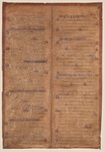 Bifolium vyříznuté z karolínského graduálu (recto) od Unknown artist