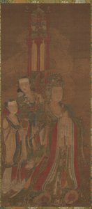 Bódhisattva a doprovod od Unknown artist