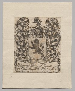 Knihovna: Edmund Poley z Badley od Unknown artist