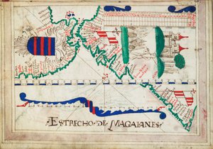 Vázaný atlas s pětadvaceti mapami, schématy a tabulkami. Portugalsky nebo španělsky. od Unknown artist