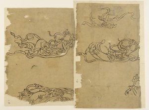 Buddhistický anděl - Apsaras od Unknown artist