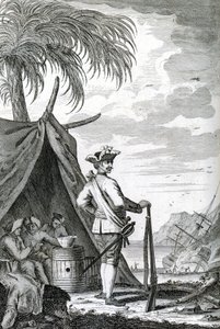 Kapitán George Lowther od Unknown artist