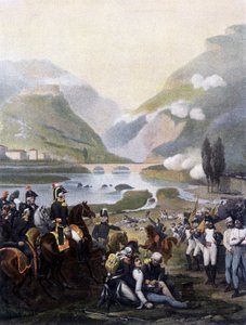 Dobytí hradu Pietra napoleonskou armádou 4. září od Unknown artist