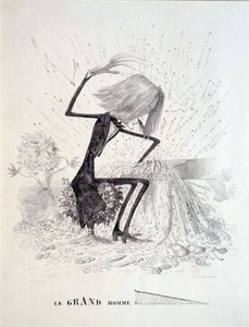 Kreslený film zobrazující skladatele Franze Liszta (1811-1886) od Unknown artist