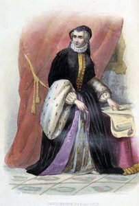 Catherine de Medici (Caterina de Medici) - v “”Le Plutarque francais””, Ed. Mennechet od Unknown artist
