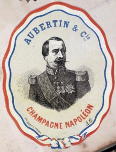 Šampaňské Napoleon-Aubertin & Cie. (portrét Napoleona III.) od Unknown artist