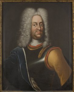 Charles I de Hesse Cassel - Portrét Karla I. (1654-1730), Landgrave of Hesse-Kassel, Anonymous . Olej na plátně od Unknown artist