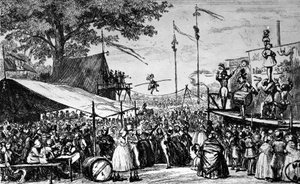 Cirkus: chodec - “” Státní svátky, červenec””, od Trimolet, v “” Comic Almanach”” od Unknown artist