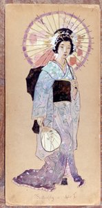 Kostým Madame Butterfly pro první dějství opery Madame Butterfly Giacoma Pucciniho z roku 1904.Sbírka Museo della Scala v Miláně. od Unknown artist