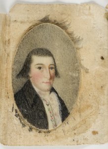 David Leonard Barnes, kolem roku 1789 (akvarel na slonovině) od Unknown artist