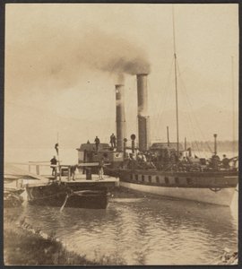 Přístaviště parníků v Rolandsecku od Unknown artist