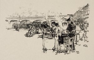 Přistávací plocha pro omnibusové čluny od Unknown artist
