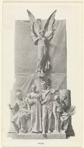 Detail sochařského míru na Dewey Arch, Madison Square, New York od Unknown artist
