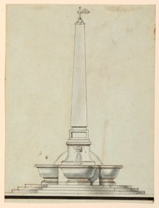 Nadmořská výška fontány od Unknown artist