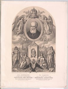 Rakouský císař Ferdinand I. (tisk) od Unknown artist