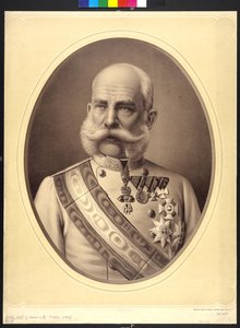 Rakouský císař František Josef I. od Unknown artist