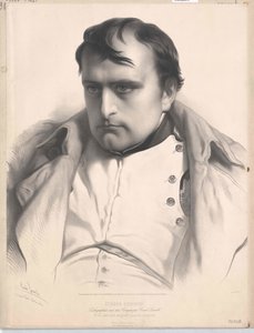 Francouzský císař Napoleon I Bonaparte (tisk) od Unknown artist