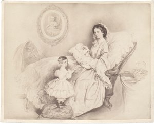 Rakouská císařovna Alžběta od Unknown artist