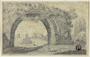 Vchod do cirkusu Caracalla od Unknown artist