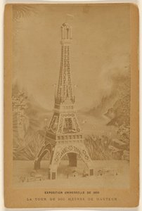 Světová výstava 1889. 300 metrů vysoká věž. od Unknown artist