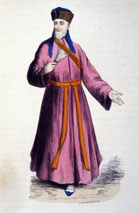 Otec Matteo Ricci (1552-1610), italský jezuita, zakladatel katolické misie v Číně od Unknown artist