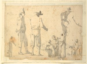 Figurální studie od Unknown artist