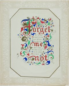 Forget Me Not (valentýnka) od Unknown artist