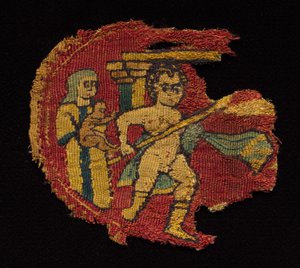 Čtyři segmenty z tuniky od Unknown artist