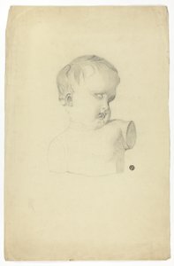 Fragment poprsí dítěte od Unknown artist