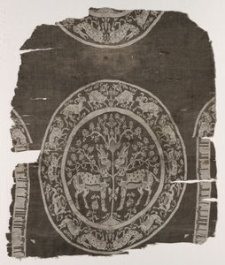 Fragment krytu hrobky od Unknown artist