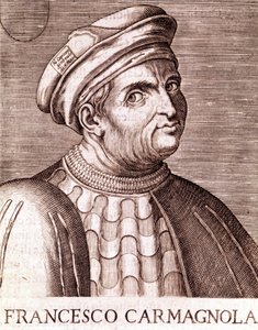 Francesco Bussone hrabě z Carmagnoly Condottiere Ital (Carmagnola 1385 v Benátkách 1432). od Unknown artist