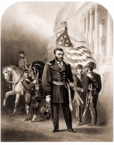 Generál Ulysses Grant (1822-1885), americký státník od Unknown artist