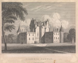 Glamis Castle, Forfarshire; strana 9 (svazek druhý) od Unknown artist
