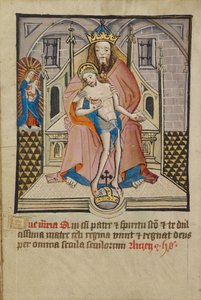 Bůh Otec a Syn s Pannou Marií od Unknown artist